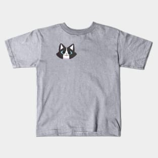 Black and White Cat Kids T-Shirt